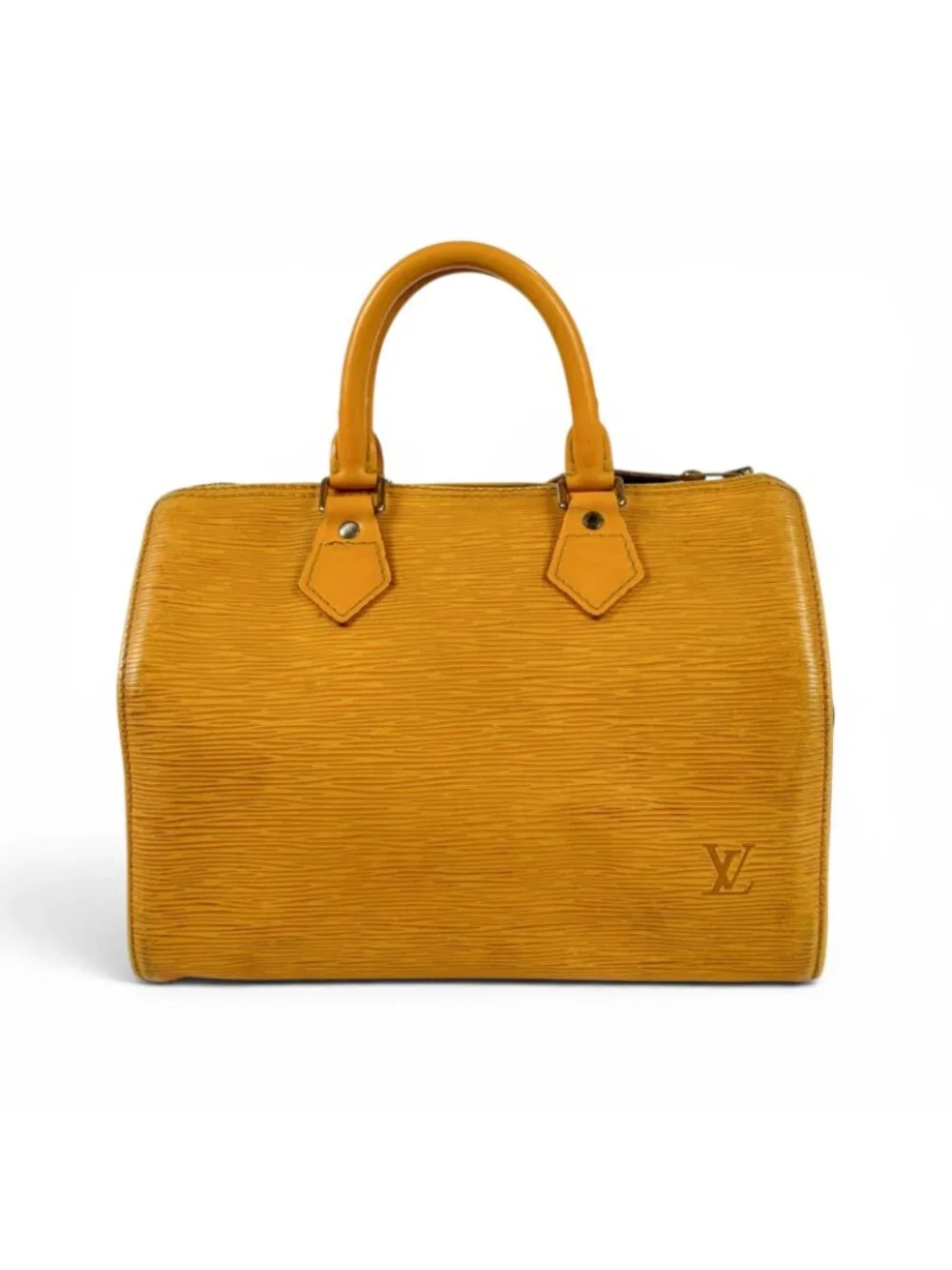 Louis Vuitton Speedy 25 Mini Boston Bag Epi Leather Yellow